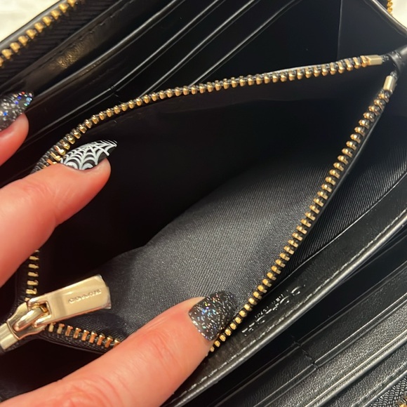 Coach Mercer Accordion Zip Wallet In Grain Leather - Picture 7 of 8